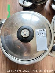 MaxSold Auction: Stainless Steel Pots - Greater Napanee (Ontario, Canada) PARTNER MANAGED Moving Online Auction - Newburgh Road