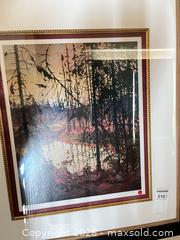 MaxSold Auction: Tom Thomson Numbered Print - Greater Napanee (Ontario, Canada) PARTNER MANAGED Moving Online Auction - Newburgh Road