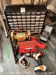 MaxSold Auction: Tools and Nut/bolt Caddy - Greater Napanee (Ontario, Canada) PARTNER MANAGED Moving Online Auction - Newburgh Road