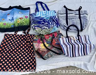 MaxSold Auction: Assorted Totes and Bags - San Jose (California, USA) SELLER MANAGED Moving Online Auction - Paladin Drive