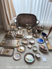 MaxSold Auction: Silver Plate Serving Pieces - Burlington (Ontario, Canada) PARTNER MANAGED Estate Sale Online Auction - Cumberland Avenue (STORAGE)