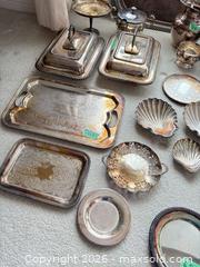 MaxSold Auction: Silver Plate Serving Pieces - Burlington (Ontario, Canada) PARTNER MANAGED Estate Sale Online Auction - Cumberland Avenue (STORAGE)
