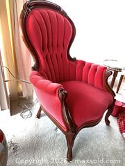 MaxSold Auction: Victorian-style Armchair - Burlington (Ontario, Canada) PARTNER MANAGED Estate Sale Online Auction - Cumberland Avenue (STORAGE)
