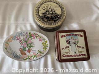 MaxSold Auction: Vintage Candy Tins: See's, Hersheys, Shirley Jean - San Jose (California, USA) SELLER MANAGED Estate Sale Online Auction - Avenida Arboles