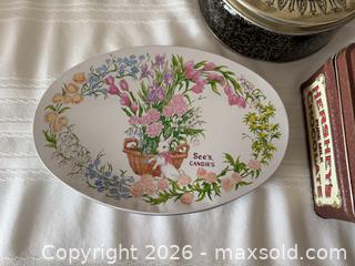 MaxSold Auction: Vintage Candy Tins: See's, Hersheys, Shirley Jean - San Jose (California, USA) SELLER MANAGED Estate Sale Online Auction - Avenida Arboles