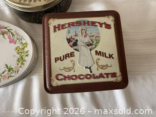 MaxSold Auction: Vintage Candy Tins: See's, Hersheys, Shirley Jean - San Jose (California, USA) SELLER MANAGED Estate Sale Online Auction - Avenida Arboles