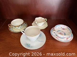 MaxSold Auction: Vintage Erne by BELLEEK POTTERY (IRELAND) Embossed Lattice, Gold Trim Teacup & Saucer & More! - San Jose (California, USA) SELLER MANAGED Estate Sale Online Auction - Avenida Arboles