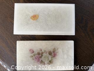 MaxSold Auction: Vintage Mid-Century George-Good Hand-Carved Alabaster Jewelry Box - San Jose (California, USA) SELLER MANAGED Estate Sale Online Auction - Avenida Arboles