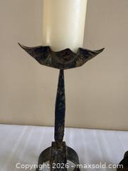 MaxSold Auction: Vintage Rustic Iron Tabletop Candle Holders w/ Prickets, Southwestern Home Decor Spanish - San Jose (California, USA) SELLER MANAGED Estate Sale Online Auction - Avenida Arboles