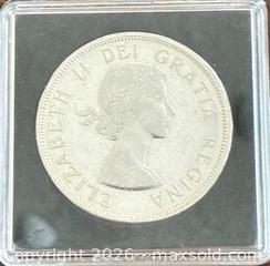 MaxSold Auction: 1961 Cdn. Silver King George VI 1 Dollar  - Newmarket (Ontario, Canada) PARTNER MANAGED Reseller Online Auction - Walter Avenue