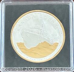 MaxSold Auction: 2010 Cdn. Silver Proof The Canadian Navy, 100th Anniversary 1 Dollar  - Newmarket (Ontario, Canada) PARTNER MANAGED Reseller Online Auction - Walter Avenue