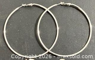 MaxSold Auction: 2 Pairs of Sterling Silver Earrings  - Newmarket (Ontario, Canada) PARTNER MANAGED Reseller Online Auction - Walter Avenue