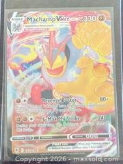 MaxSold Auction: Pokémon Sword & Shield-Astral Radiance Expansion: Machamp VMAX Collectible Trading Card  - Newmarket (Ontario, Canada) PARTNER MANAGED Reseller Online Auction - Walter Avenue