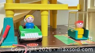 MaxSold Auction: Vintage Fisher Price Little People Parking Ramp Service Center  - Newmarket (Ontario, Canada) PARTNER MANAGED Reseller Online Auction - Walter Avenue