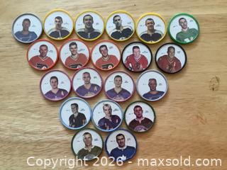 MaxSold Auction: Lot of Twenty (20) 1960’s Plastic Shirriff Hockey Coins  - Ajax (Ontario, Canada) SELLER MANAGED Reseller Online Auction - Pickering Beach Road