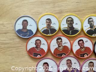 MaxSold Auction: Lot of Twenty (20) 1960’s Plastic Shirriff Hockey Coins  - Ajax (Ontario, Canada) SELLER MANAGED Reseller Online Auction - Pickering Beach Road