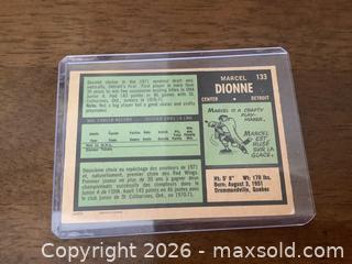 MaxSold Auction: Marcel Dionne Rookie Card - Red Wings - O.P.C. - 1971 - Ajax (Ontario, Canada) SELLER MANAGED Reseller Online Auction - Pickering Beach Road