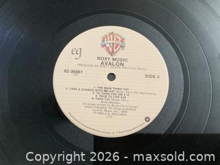 MaxSold Auction: Roxy Music LP Record “Avalon”  - Ajax (Ontario, Canada) SELLER MANAGED Reseller Online Auction - Pickering Beach Road