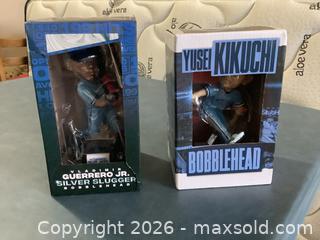 MaxSold Auction: Two Blue Jay Bobble Heads - Guerrero Jr. & Yusei Kikuchi - Ajax (Ontario, Canada) SELLER MANAGED Reseller Online Auction - Pickering Beach Road
