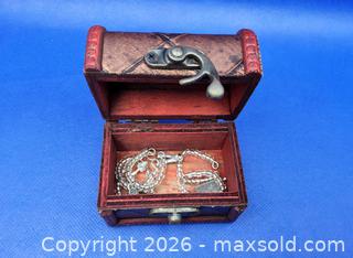MaxSold Auction: 1980s Pewter Bracelet Charms Or Necklace Pendants & Chest - Kingston (Ontario, Canada) SELLER MANAGED Downsizing Online Auction - Heron Court.