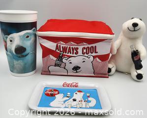 MaxSold Auction: 1990s Coca Cola / Coke POLAR BEAR Advertising Lot 2 - Kingston (Ontario, Canada) SELLER MANAGED Downsizing Online Auction - Heron Court.