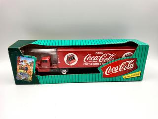 MaxSold Auction: 1996 NEW Old Stock Ertl COCA COLA / COKE Diecast Truck COIN BANK - Kingston (Ontario, Canada) SELLER MANAGED Downsizing Online Auction - Heron Court.