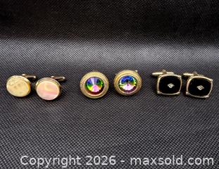 MaxSold Auction: 7 Pairs of Vintage Goldtone Cufflinks - Kingston (Ontario, Canada) SELLER MANAGED Downsizing Online Auction - Heron Court.