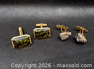 MaxSold Auction: 7 Pairs of Vintage Goldtone Cufflinks - Kingston (Ontario, Canada) SELLER MANAGED Downsizing Online Auction - Heron Court.