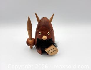 MaxSold Auction: Vintage 1960s Danish Teak Wood VIKING Nutcracker & Wooden Nut Bowl - Kingston (Ontario, Canada) SELLER MANAGED Downsizing Online Auction - Heron Court.