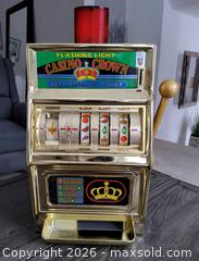 MaxSold Auction: Vintage 1970s WACO Casino Crown Novelty SLOT MACHINE Working  Replica - Kingston (Ontario, Canada) SELLER MANAGED Downsizing Online Auction - Heron Court.
