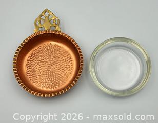 MaxSold Auction: Vintage Coppercraft Guild Hammered Copper Porringer / Trinket Dish - Kingston (Ontario, Canada) SELLER MANAGED Downsizing Online Auction - Heron Court.