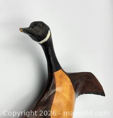 MaxSold Auction: Vintage Handcrafted Wooden CANADA GOOSE / GEESE Wall Carvings - Kingston (Ontario, Canada) SELLER MANAGED Downsizing Online Auction - Heron Court.
