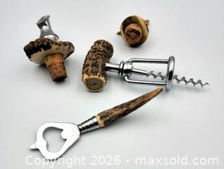 MaxSold Auction: Vintage Lot of DEER ANTLER Bar Tools - Kingston (Ontario, Canada) SELLER MANAGED Downsizing Online Auction - Heron Court.