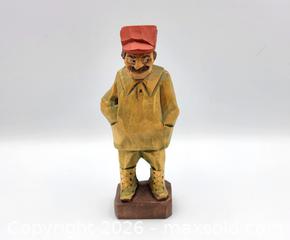 MaxSold Auction: Vintage Tom Hannah OLD MAN Wood Carving / Sculpture - Signed - Kingston (Ontario, Canada) SELLER MANAGED Downsizing Online Auction - Heron Court.