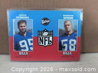 MaxSold Auction: Buffalo Bills Football Dual Card Mint - Kingston (Ontario, Canada) SELLER MANAGED Reseller Online Auction - Railway Street