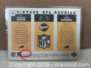 MaxSold Auction: Buffalo Bills Football Dual Card Mint - Kingston (Ontario, Canada) SELLER MANAGED Reseller Online Auction - Railway Street