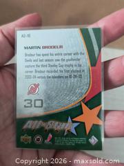 MaxSold Auction: Martain Brodour Hockey card New Jersey Devils - Kingston (Ontario, Canada) SELLER MANAGED Reseller Online Auction - Railway Street