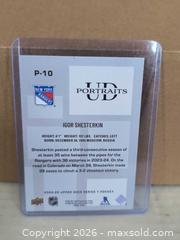 MaxSold Auction: New York Rangers Holo Goalie card Mint - Kingston (Ontario, Canada) SELLER MANAGED Reseller Online Auction - Railway Street