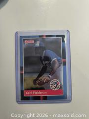 MaxSold Auction: Cecil Feilder Mint Baseball Card in Plastic Top loader  - Kingston (Ontario, Canada) SELLER MANAGED Downsizing Online Auction - Railway Street