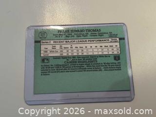 MaxSold Auction: Frank Thomas Baseball Card Mint Retro - Kingston (Ontario, Canada) SELLER MANAGED Downsizing Online Auction - Railway Street