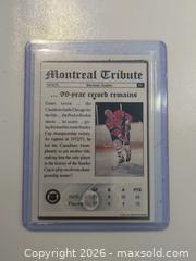 MaxSold Auction: Montreal Canadians Pocket Rocket Hockey Card Mint  - Kingston (Ontario, Canada) SELLER MANAGED Downsizing Online Auction - Railway Street