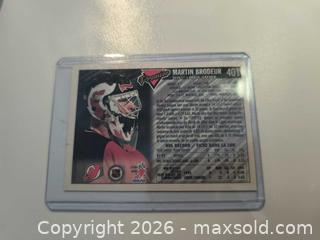 MaxSold Auction: New Jersey Devils Martin Brodure Hockey Card mint - Kingston (Ontario, Canada) SELLER MANAGED Downsizing Online Auction - Railway Street