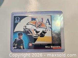 MaxSold Auction: Omega Stu Barnes Hockey card Pengins  - Kingston (Ontario, Canada) SELLER MANAGED Downsizing Online Auction - Railway Street