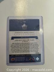 MaxSold Auction: Red Kelly Toronto Player Mint Card  - Kingston (Ontario, Canada) SELLER MANAGED Downsizing Online Auction - Railway Street