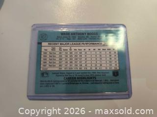 MaxSold Auction: Wade Boggs Mint Baseball card  - Kingston (Ontario, Canada) SELLER MANAGED Downsizing Online Auction - Railway Street
