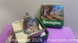 MaxSold Auction: Collectible Remington Pocket Watch w/chain  - Toronto (Ontario, Canada) SELLER MANAGED Estate Sale Online Auction - Saunders Road