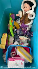 MaxSold Auction: Large Bin full of Unsorted Toy Lot  - Toronto (Ontario, Canada) SELLER MANAGED Estate Sale Online Auction - Saunders Road