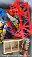 MaxSold Auction: Large Wood Wooden Toy Train Tracks Parts & Accessories Lot  - Toronto (Ontario, Canada) SELLER MANAGED Estate Sale Online Auction - Saunders Road