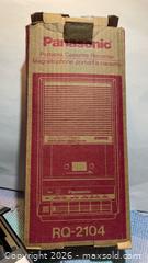 MaxSold Auction: Nostalgic Panasonic Cassette Player  - Toronto (Ontario, Canada) SELLER MANAGED Estate Sale Online Auction - Saunders Road