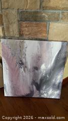 MaxSold Auction: Reprint Madison Park Bliss Silver Foil Abstract Canvas Wall Art.  - Toronto (Ontario, Canada) SELLER MANAGED Estate Sale Online Auction - Saunders Road